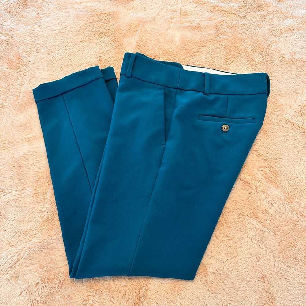 LOFT Teal Slim Pants